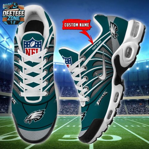 Customized NFL Eagles Air Cushion Sport Shoes