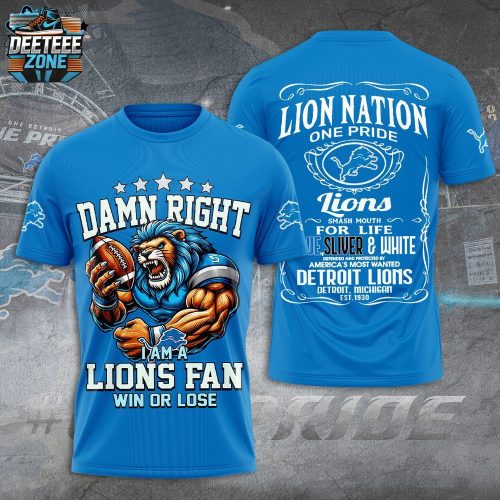 Detroit Lions 3D T-Shirt