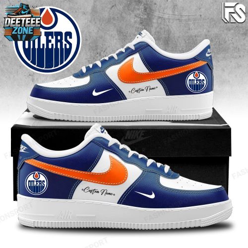 Edmonton Oilers Limited Edition AF1 Customize Shoes