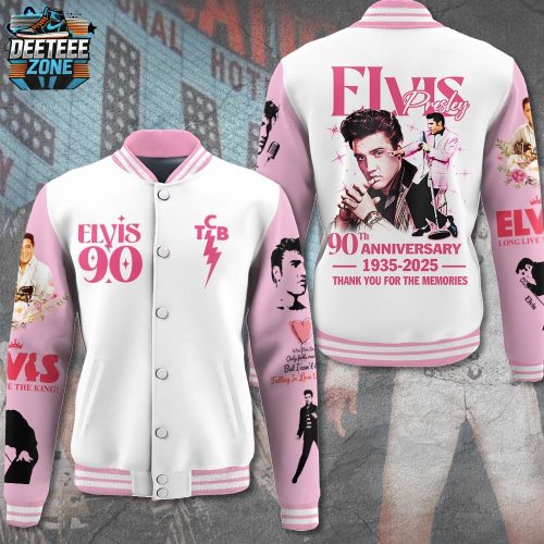 Elvis Presley Music Varsity Jacket