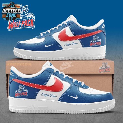 Hartford Wolf Pack Custom AF1 Shoes | Fan Personalized Gear