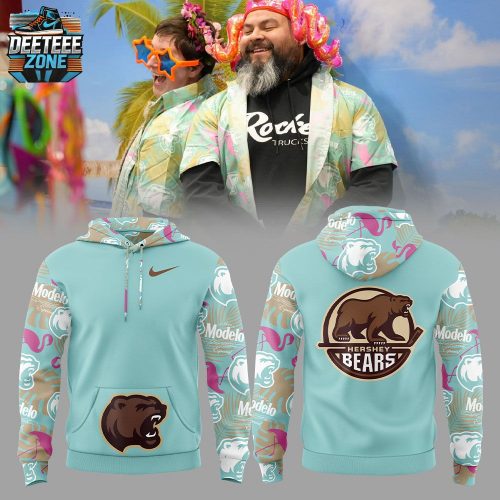 Hershey Bears Hawaiian Hoodie | Corona Modelo Night Edition