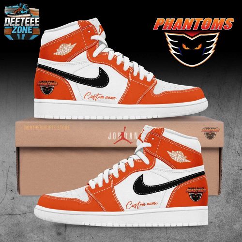 Lehigh Valley Phantoms Air Jordan 1 Shoes | Premium Edition