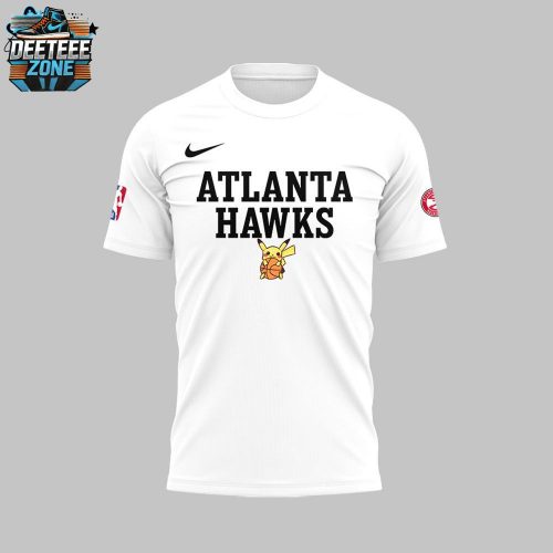 Limited Edition Atlanta Hawks X Pokemon Night T-Shirt 2025