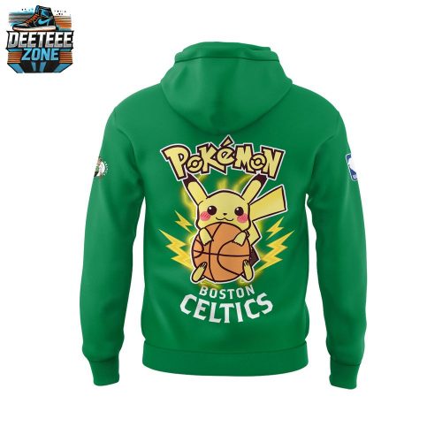 Limited Edition Boston Celtics x Pokémon Night Hoodie 2025