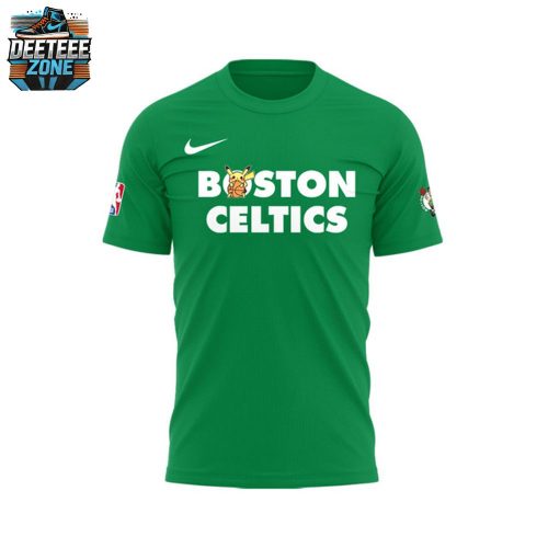 Limited Edition Boston Celtics x Pokémon Night T-Shirt 2025