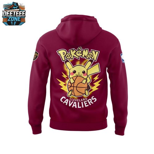 Limited Edition Cleveland Cavaliers x Pokémon Night Hoodie 2025