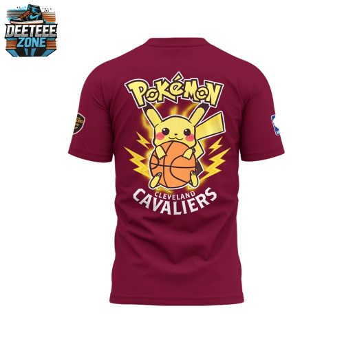 Limited Edition Cleveland Cavaliers x Pokémon Night T-Shirt 2025