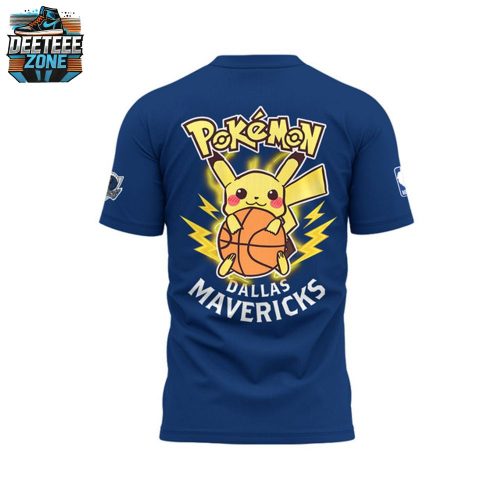 Limited Edition Dallas Mavericks x Pokémon Night T-Shirt 2025