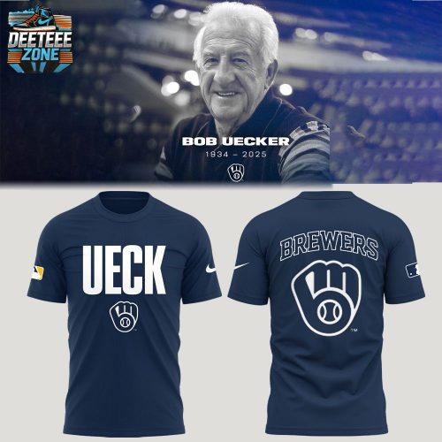 Limited Edition Honoring The Legend, Brewers Icon & Baseball Hall Of Famer Bob Uecker T-Shirt