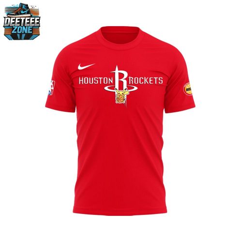 Limited Edition Houston Rockets x Pokémon Night T-Shirt 2025