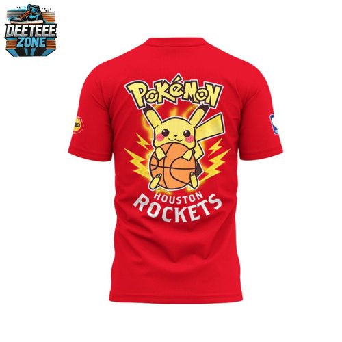 Limited Edition Houston Rockets x Pokémon Night T-Shirt 2025