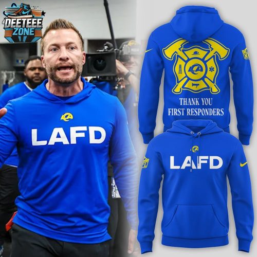 Limited Edition Los Angeles Rams LAFD Hoodie