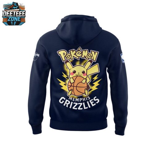 Limited Edition Memphis Grizzlies x Pokémon Night Hoodie 2025