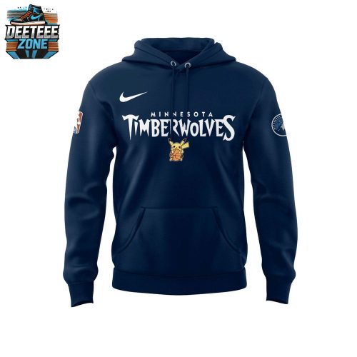 Limited Edition Minnesota Timberwolves X Pokemon Night Hoodie 2025