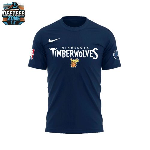 Limited Edition Minnesota Timberwolves X Pokemon Night T-Shirt 2025