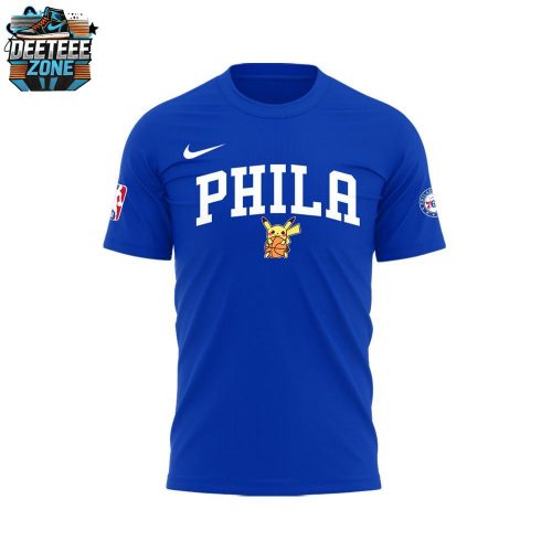 Limited Edition Philadelphia 76ers X Pokemon Night T-Shirt 2025