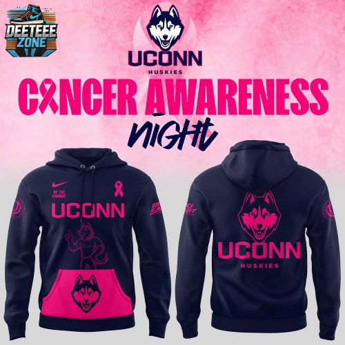 Limited Edition Uconn Basketball X Fight Night Cancer Hoodie 2025