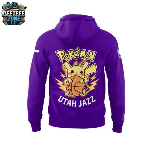 Limited Edition Utah Jazz X Pokemon Night Hoodie 2025