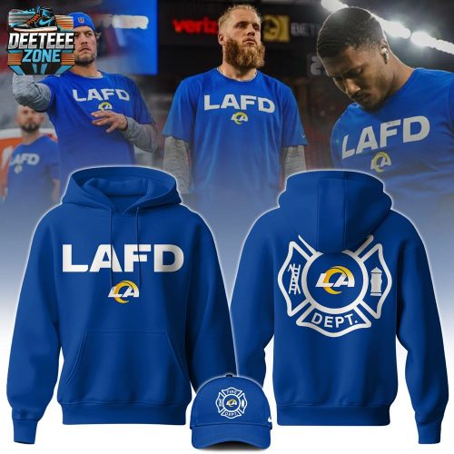 Los Angeles Rams x Los Angeles Fire Department Limited Edition Hoodie 2025