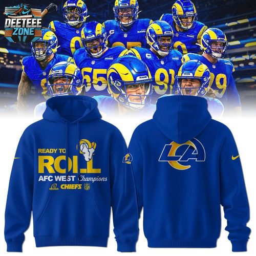 Men’s Nike Los Angeles Rams 2024 NFC East Division Champions Locker Room Trophy Collection Hoodie