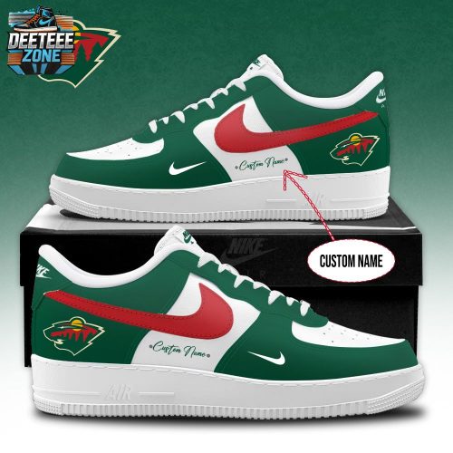 Minnesota Wild AF1 Sneakers | Custom Fan Collection