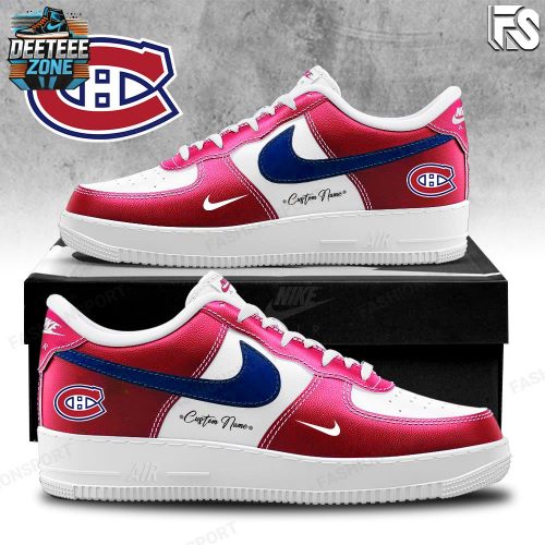 Montreal Canadiens Limited Edition AF1 Customize Shoes