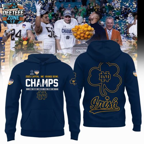 Notre Dame Irish 2025 Champions Hoodie | Game Day Apparel