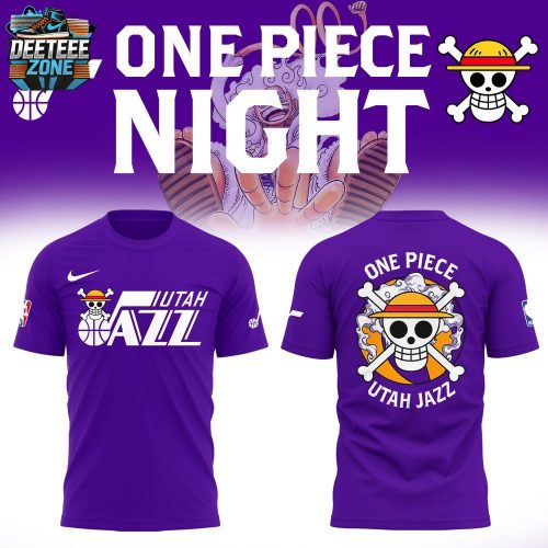 One Piece X Utah Jazz Limited Edition Shirt