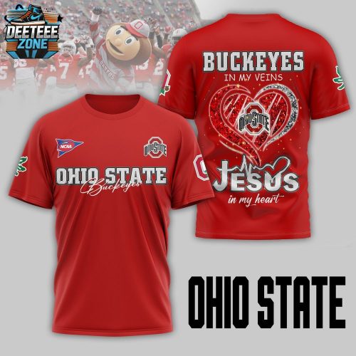 Premium Ohio State Buckeyes Valentine’s Day 3D Shirt