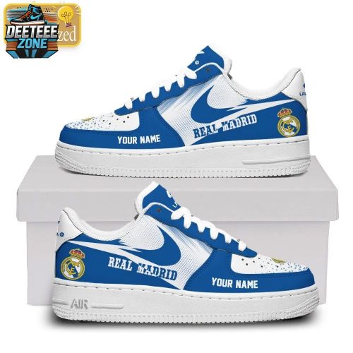 Real Madrid AF1 Blue Sneakers | Limited Fan Release