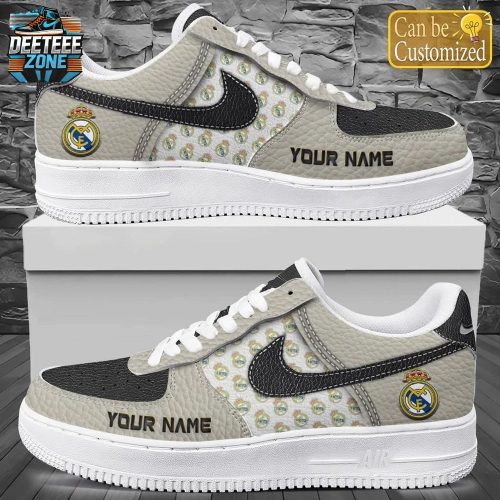 Real Madrid AF1 Shoes | Classic White Sneaker Edition