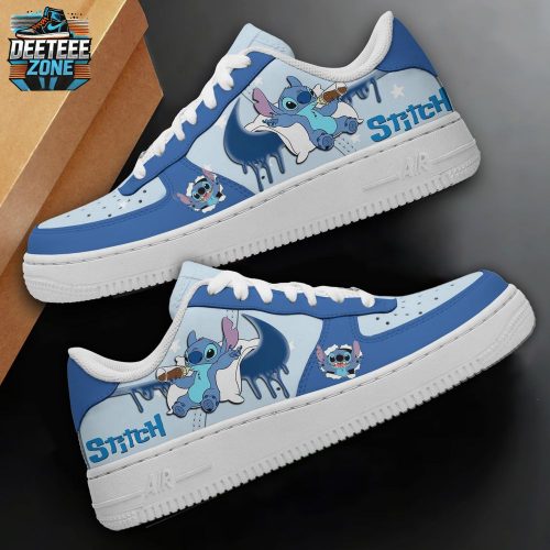 Stitch Air Force 1 Sneakers V3 | Ultimate Fan Gear