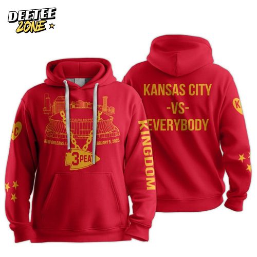 3 Peat Kansas City Football Unisex Hoodie