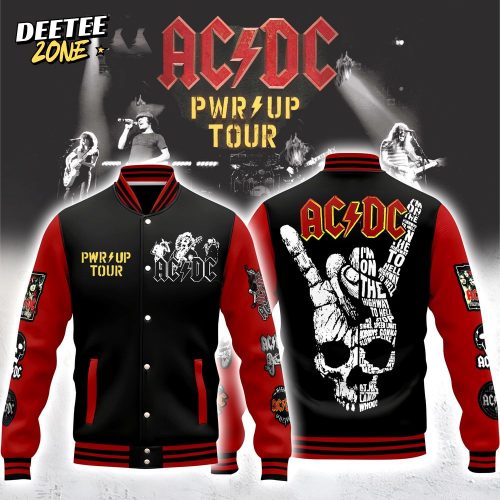 AC/DC PWR up tour Baseball Jacket