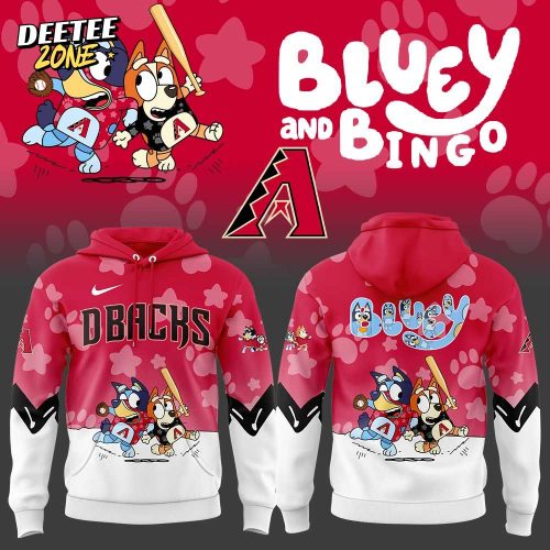 Arizona Diamondbacks Bluey and Bingo Hoodie