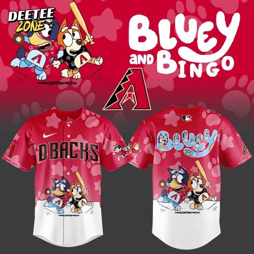 Arizona Diamondbacks Bluey and Bingo Jersey