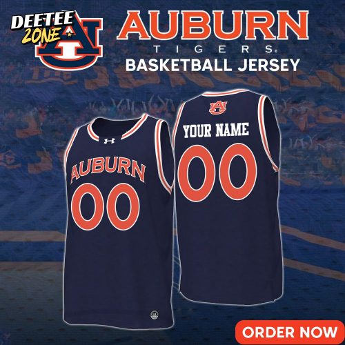 Auburn Basketball Custom Jersey V1