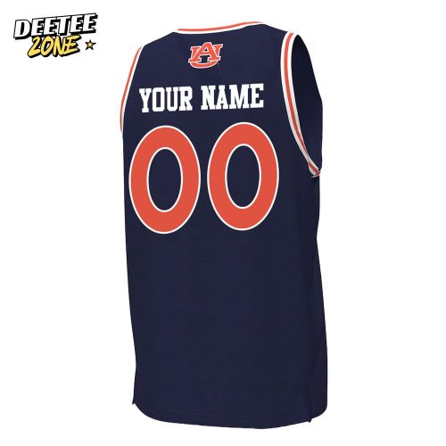 Auburn Basketball Custom Jersey V1