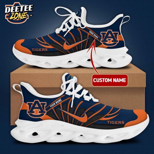 Auburn Basketball Personalized Max Soul Shoes