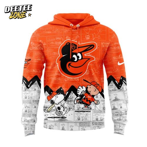 Baltimore Orioles 75th Anniversary of Peanuts Hoodie