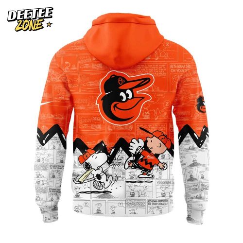 Baltimore Orioles 75th Anniversary of Peanuts Hoodie