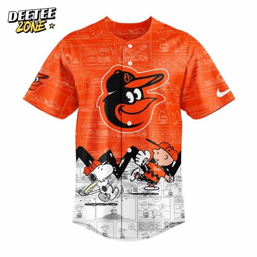 Baltimore Orioles 75th Anniversary of Peanuts Jersey