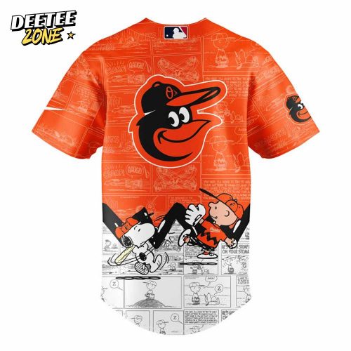 Baltimore Orioles 75th Anniversary of Peanuts Jersey