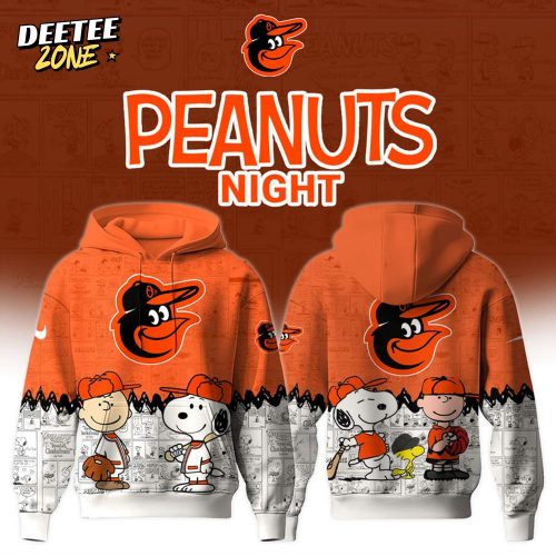 Baltimore Orioles MLB x The 75th Anniversary Of Peanuts Limited Edition Hoodie 2025