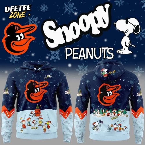 Baltimore Orioles Peanuts & Snoopy Hoodie