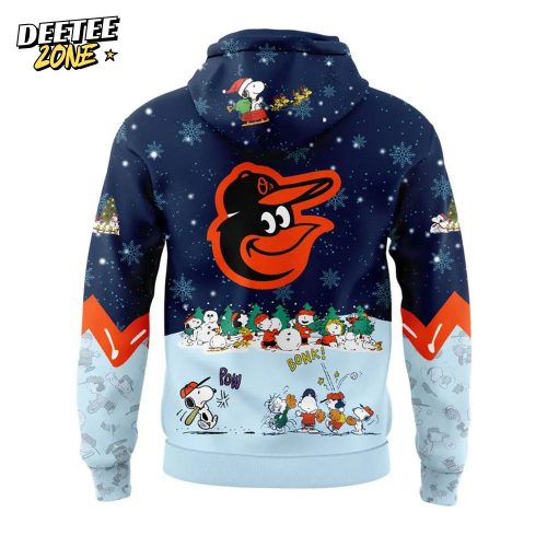 Baltimore Orioles Peanuts & Snoopy Hoodie