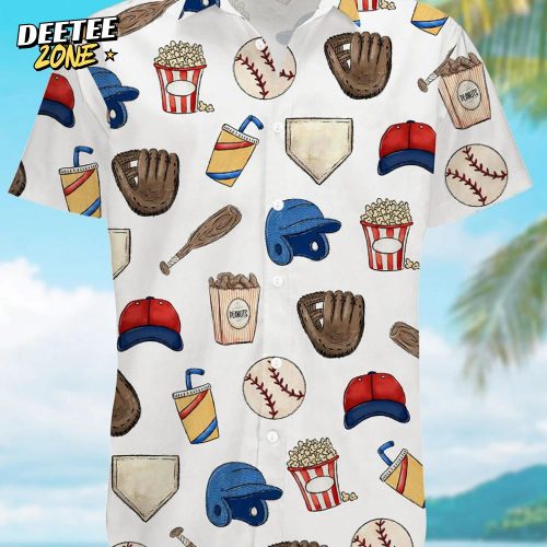 Baseball Dad Hawaiian Shirt