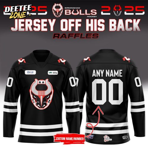 Birmingham Bulls Hockey 2025 Limited Edition Personalise Jersey V3