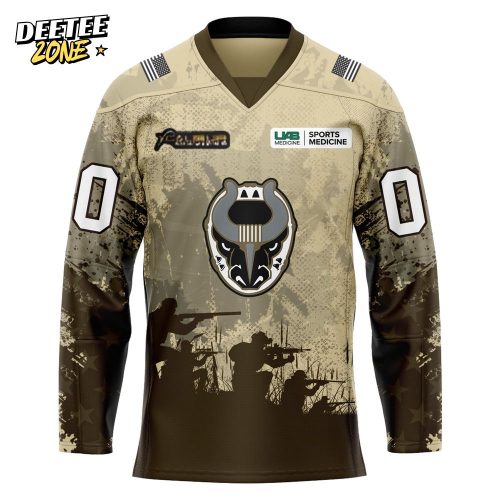 Birmingham Bulls Military Night Jersey 2025